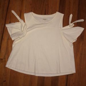 Madewell cold shoulder top